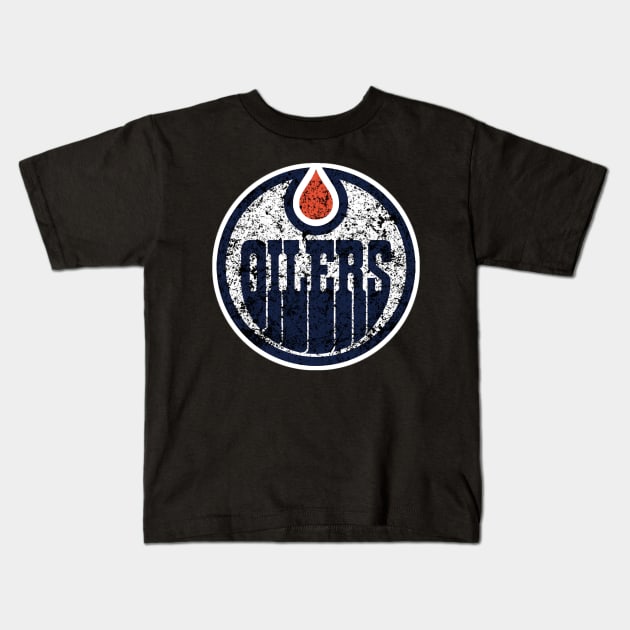 Oilers-City Kids T-Shirt by karenblanco